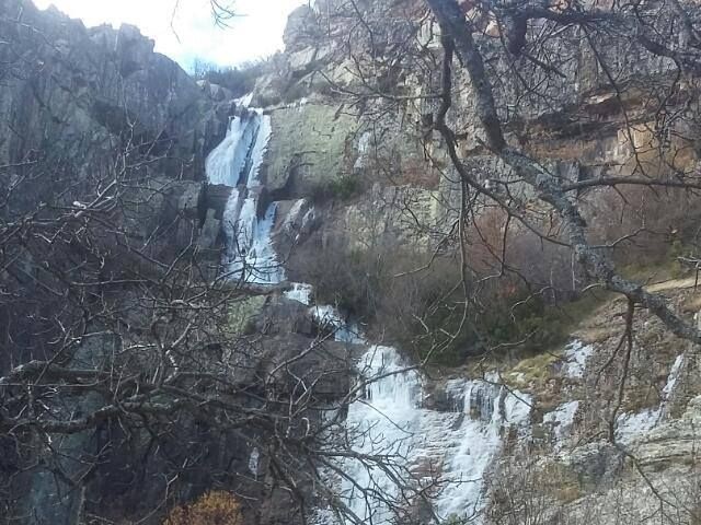Chorrera de Despeñalagua en Invierno