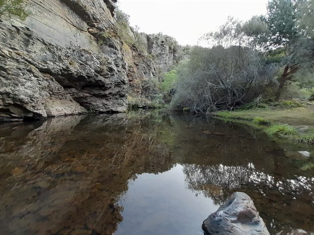 Poza la Gallinaza en el Rio Sorbe